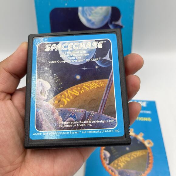 Spacechase (Atari 2600, 1981) (Complete) (CIB) very clean! - Picture 5 of 14